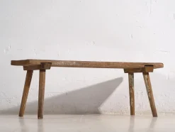 Pamono Small Vintage Bench, 1920> Benches