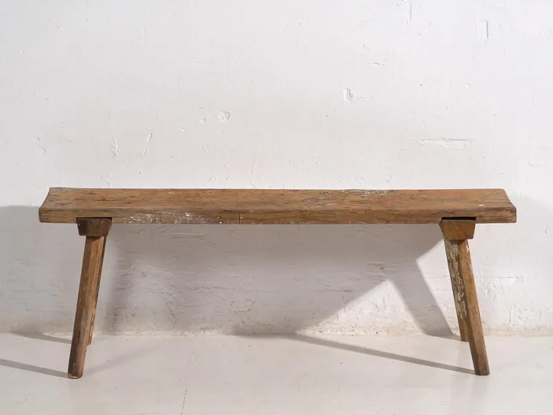 Pamono Small Vintage Bench, 1920> Benches