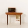 Pamono Small Vintage Desk with Hidden Vanity from Olholm Mobler, 1960s> Desks