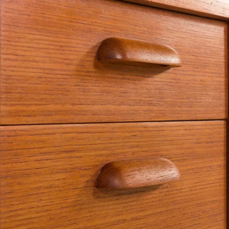 Pamono Small Vintage Desk with Hidden Vanity from Olholm Mobler, 1960s> Desks