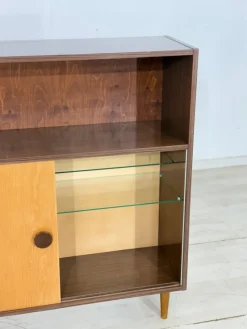 Pamono Small Vintage Highboard in Oak><noscript><img width=