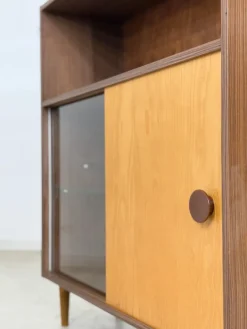 Pamono Small Vintage Highboard in Oak><noscript><img width=