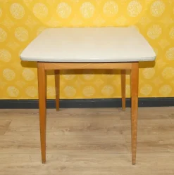 Pamono Small Vintage Kitchen Table in Wood, 1960s><noscript><img width=