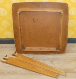 Pamono Small Vintage Kitchen Table in Wood, 1960s><noscript><img width=
