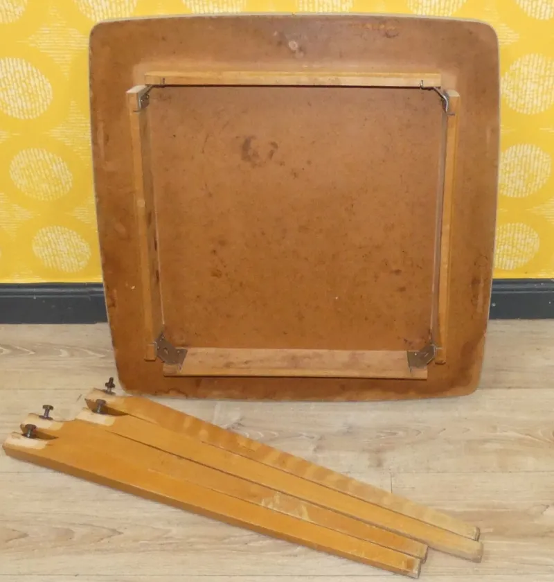 Pamono Small Vintage Kitchen Table in Wood, 1960s> Dining Tables & Sets