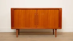 Sale Pamono Small Vintage Teak Sideboard with Sliding Doors, 1960s
