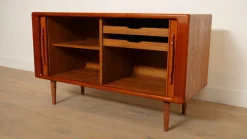 Sale Pamono Small Vintage Teak Sideboard with Sliding Doors, 1960s