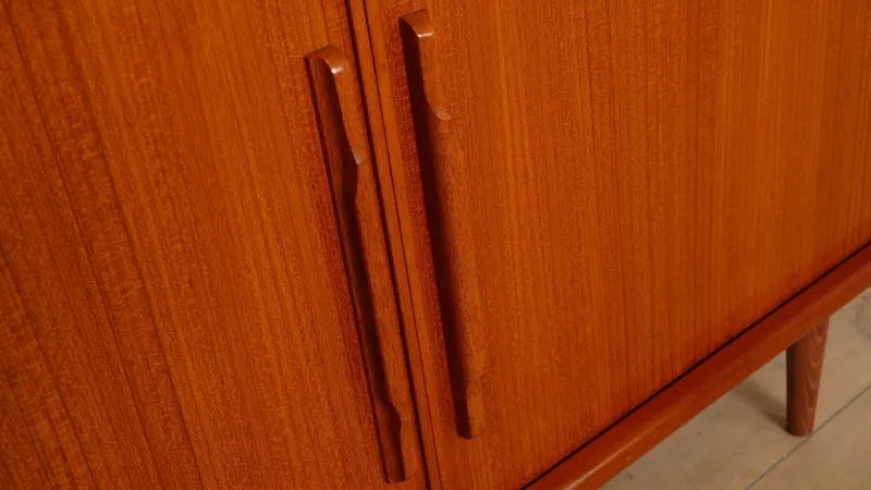 Sale Pamono Small Vintage Teak Sideboard with Sliding Doors, 1960s