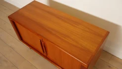Sale Pamono Small Vintage Teak Sideboard with Sliding Doors, 1960s