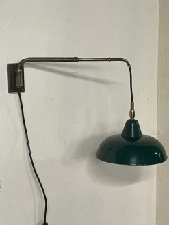 Pamono Small Wall Lamp with Extendable Arm, 1940s-1950s><noscript><img width=