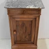Outlet Pamono Small Walnut and Marble Bedside Table, 1900s