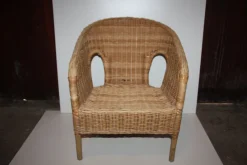 Hot Pamono Small Wicker & Rattan Armchair