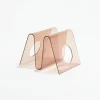 Pamono Smoked Acrylic Glass Magazine Rack by Michel Dumas for Roche Bobois, 1970s> Magazine Racks