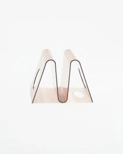 Pamono Smoked Acrylic Glass Magazine Rack by Michel Dumas for Roche Bobois, 1970s><noscript><img width=