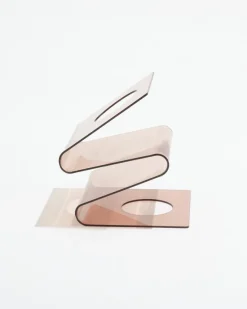 Pamono Smoked Acrylic Glass Magazine Rack by Michel Dumas for Roche Bobois, 1970s><noscript><img width=