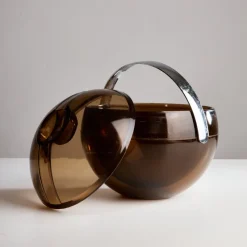 New Pamono Smoked Ball Ice Holder from Guzzini