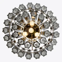 Pamono Smoked Mirror Piccolo Palermo Chandelier from Pure White Lines> Ceiling Lights