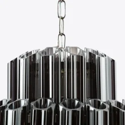 Pamono Smoked Mirror Piccolo Palermo Chandelier from Pure White Lines><noscript><img width=