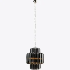 Pamono Smoked Mirror Piccolo Palermo Chandelier from Pure White Lines><noscript><img width=