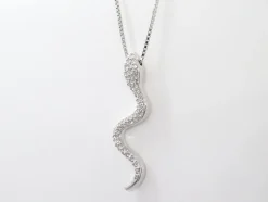 Pamono Snake Pendant Necklace from Swarovski, Austria, 2000s><noscript><img width=