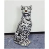 Pamono Snowleopard Ceramic Figurine by Ceramiche Boxer> Trunks, Crates & Baskets