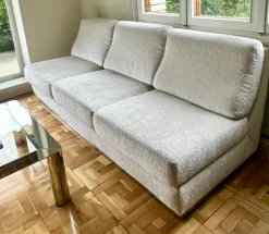 Pamono Sofa & Chairs attributed to Jacques Charpentier, 1970, Set of 3><noscript><img width=