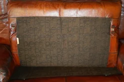Pamono Sofa and Armchair Suite in Leather and Chrome, Set of 4><noscript><img width=