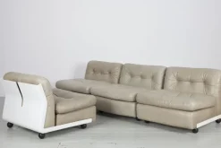 Pamono Sofa Elements Model Amanta by Mario Bellini for C&b Italia, 1960s, Set of 4><noscript><img width=