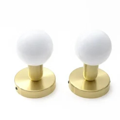 Sale Pamono Solid Brass Minimal Modern Wall Lamps from Balance Lamp, Set of 2