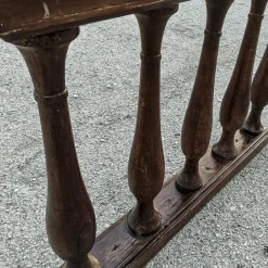 Discount Pamono Solid Wood Parapet Column or Balustrade, Italy, Early 1900s