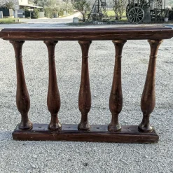 Discount Pamono Solid Wood Parapet Column or Balustrade, Italy, Early 1900s