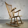 Pamono Solid Wood Rocking Chair, 1950s> Rocking Chairs