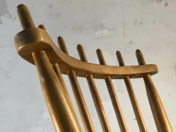 Pamono Solid Wood Rocking Chair, 1950s> Rocking Chairs