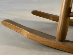 Pamono Solid Wood Rocking Chair, 1950s><noscript><img width=