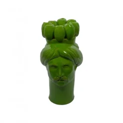 Pamono Solimano Dinia Montalbano Green Sculpture by Crita