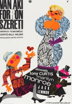 Pamono Some Like It Hot Movie Poster, Hungary, 1965> Posters|Wall Decor