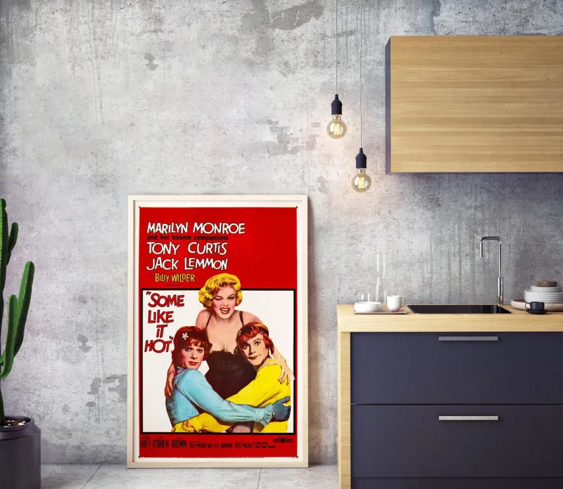 Pamono Some Like It Hot Original Vintage Movie Poster, American, 1959> Posters