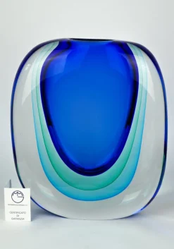 Discount Pamono Sommerso Technique Glass Vase by Michele Onesto for Made Murano Glass, 2019