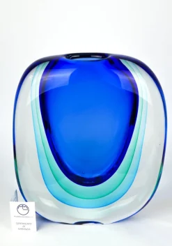 Discount Pamono Sommerso Technique Glass Vase by Michele Onesto for Made Murano Glass, 2019