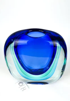 Discount Pamono Sommerso Technique Glass Vase by Michele Onesto for Made Murano Glass, 2019