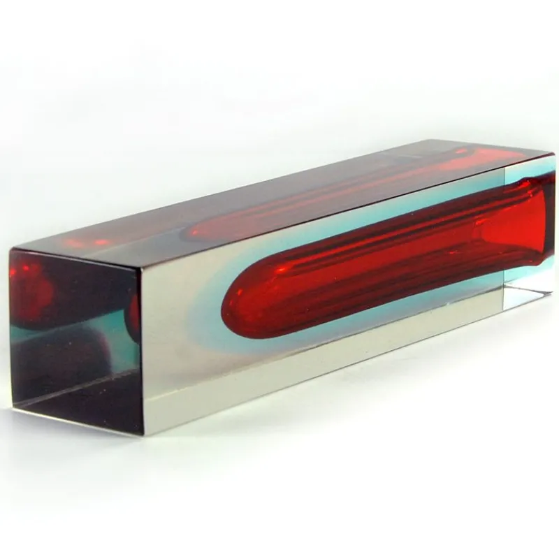 Pamono Sommerso Vase by Alessandro Mandruzzato, 1960s> Vases