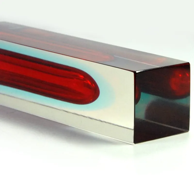 Pamono Sommerso Vase by Alessandro Mandruzzato, 1960s> Vases