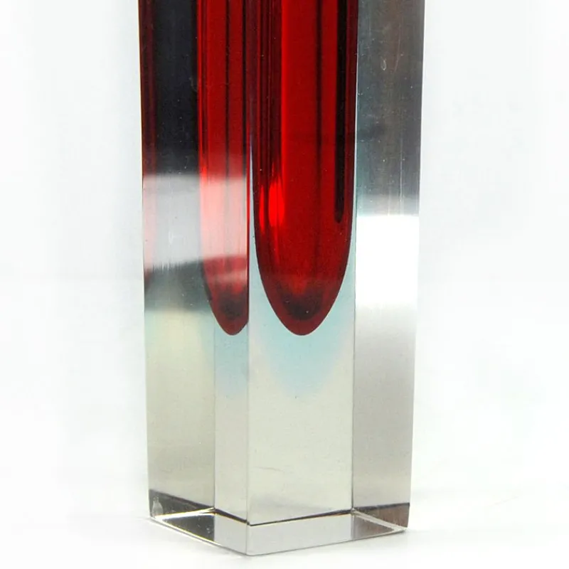 Pamono Sommerso Vase by Alessandro Mandruzzato, 1960s> Vases