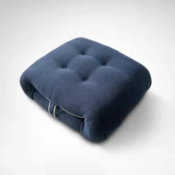 Pamono Soriana 2-Seater Sofa and Ottoman by Tobia and Afra Scarpa for Cassina, 2010s, Set of 2> Living Room Sets