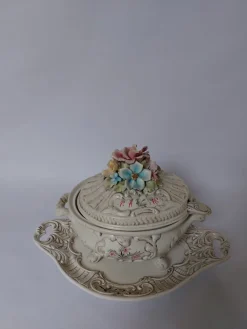 Pamono Soup Tureen with Ladle by V. Bassano, Italy, 1960, Set of 3><noscript><img width=
