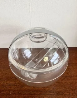 Pamono Space Age Acrylic Glass Ice Bucket Stella by Paolo Tilche for Guzzini, 1970s><noscript><img width=