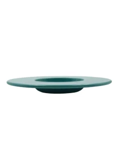 Hot Pamono Space Age Blue Ceramic Disco Bowl from Sicart, Italy, 1970s