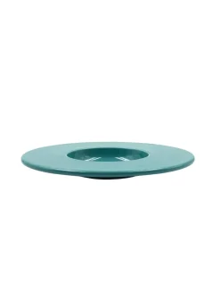 Hot Pamono Space Age Blue Ceramic Disco Bowl from Sicart, Italy, 1970s