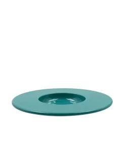 Hot Pamono Space Age Blue Ceramic Disco Bowl from Sicart, Italy, 1970s