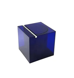 Pamono Space Age Blue Plastic Ice Bucket by Cini & Nils for Studio Opi, Italy, 1970s> Ice Buckets & Wine Coolers